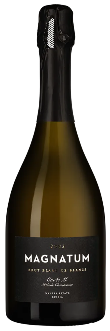 Российское игристое брют белое Mantra Magnatum cuvée M Blanc de Blancs